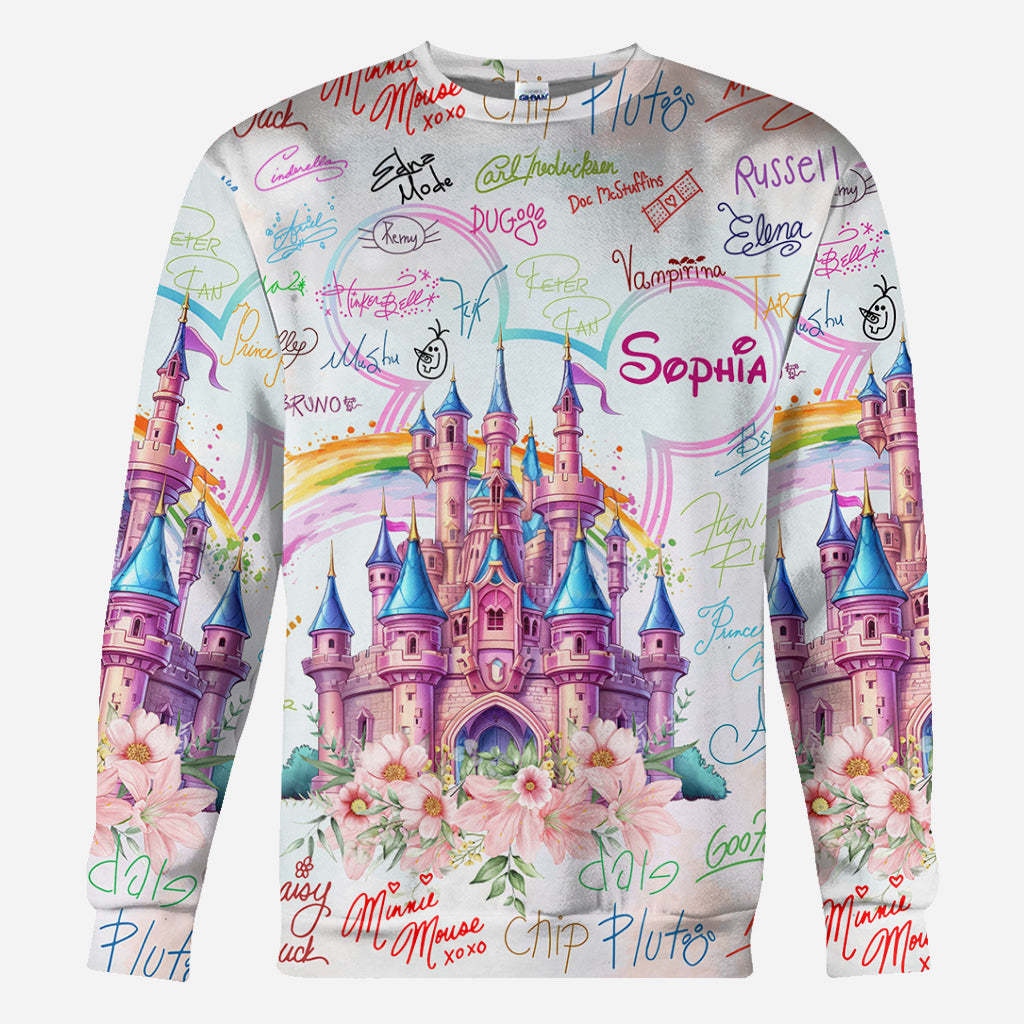 Personalized All Over Print Mouse Shirt Custom Name Gift All Over Shirt GradoCreations