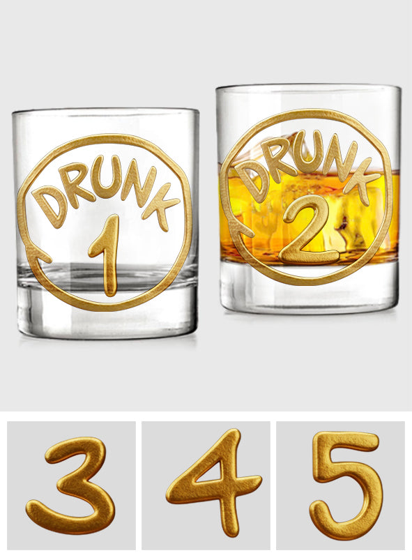 Personalized Whiskey Glass Set with Custom Names for Couples Whiskey Glass GradoCreations