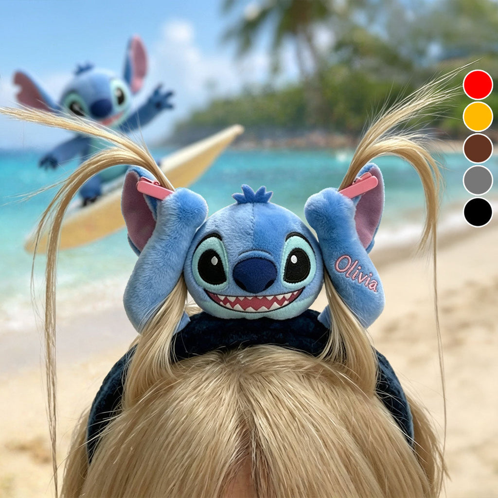 Personalized Ohana Shaped Leather Headband for Kids & Adults Shaped Leather Headband GradoCreations