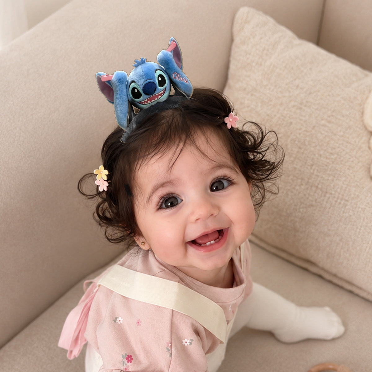 Personalized Ohana Shaped Leather Headband for Kids & Adults Shaped Leather Headband GradoCreations