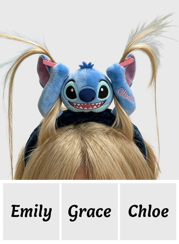 Personalized Ohana Shaped Leather Headband for Kids & Adults Shaped Leather Headband GradoCreations
