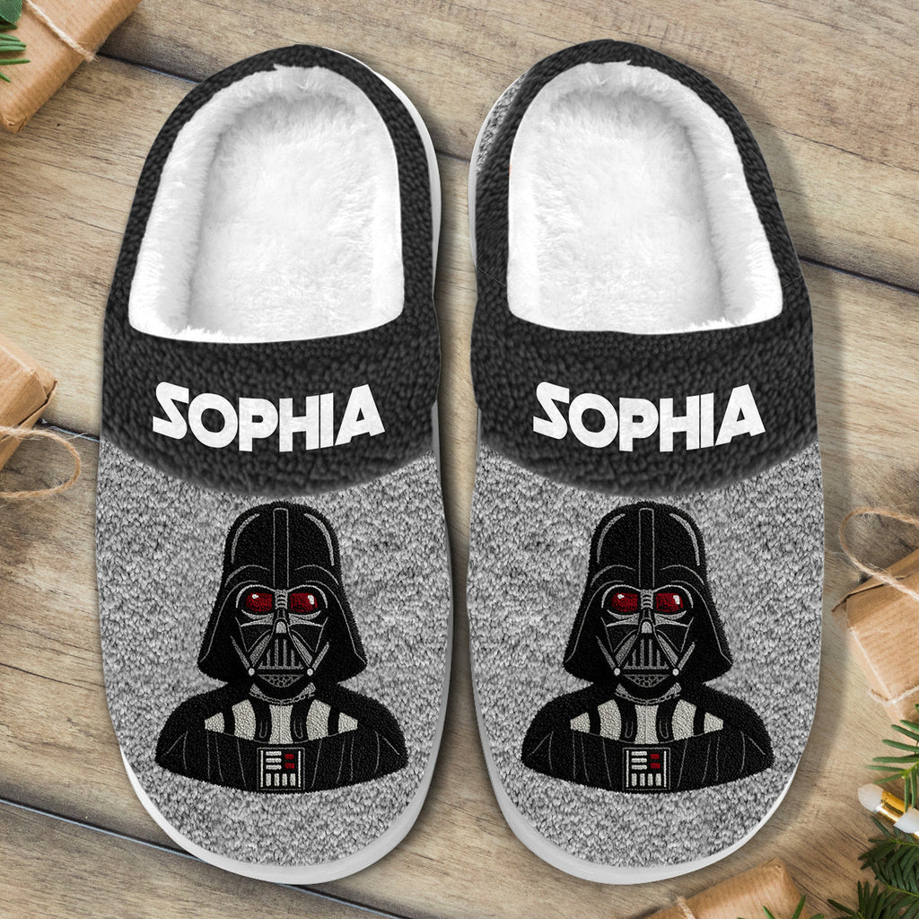 Personalized Star Wars Slippers Custom Name Cozy Gift for Fans Slippers GradoCreations