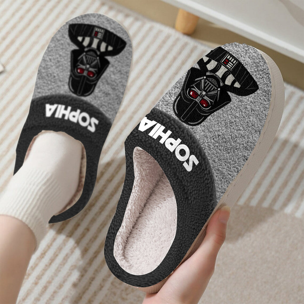 Personalized Star Wars Slippers Custom Name Cozy Gift for Fans Slippers GradoCreations