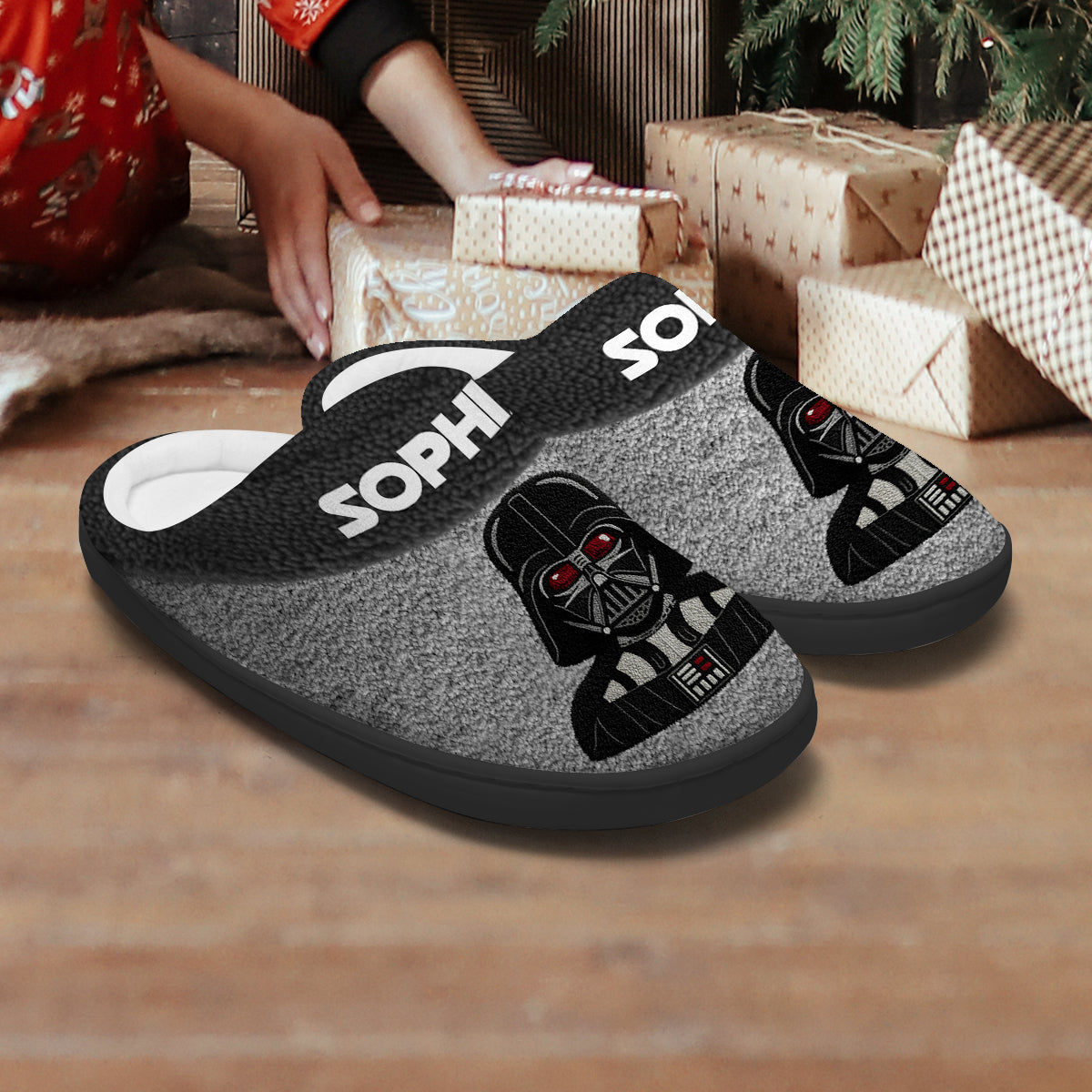 Personalized Star Wars Slippers Custom Name Cozy Gift for Fans Slippers GradoCreations
