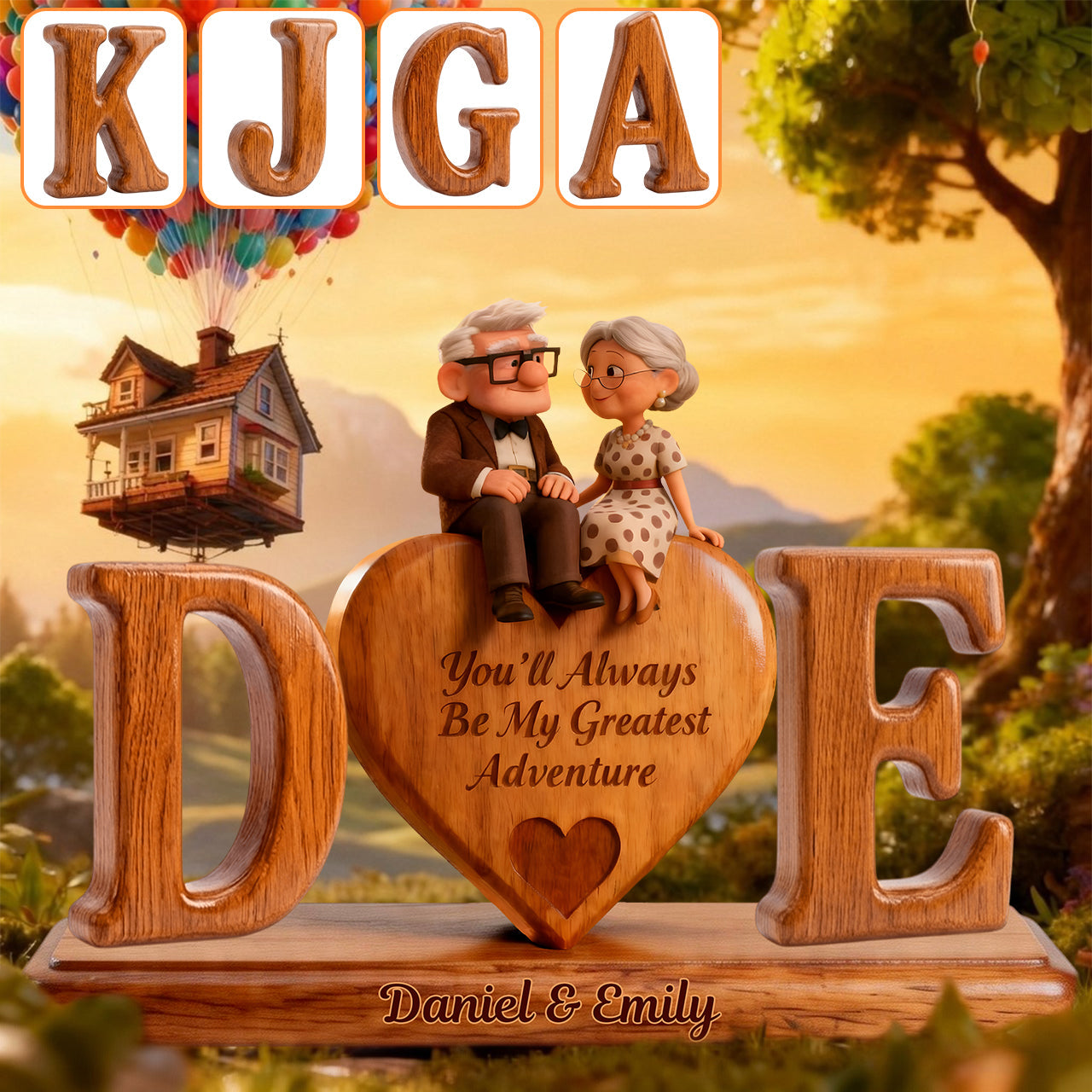 Personalized Couple Wood Plaque Unique Custom Shape Gift Custom Shaped Wood Plaque GradoCreations