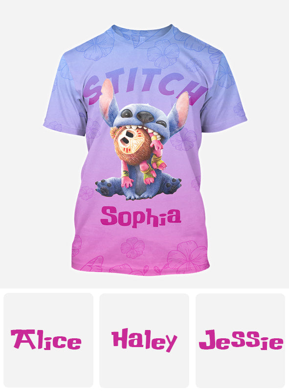 Personalized Ohana All Over Shirt Custom Name for Summer All Over Shirt GradoCreations