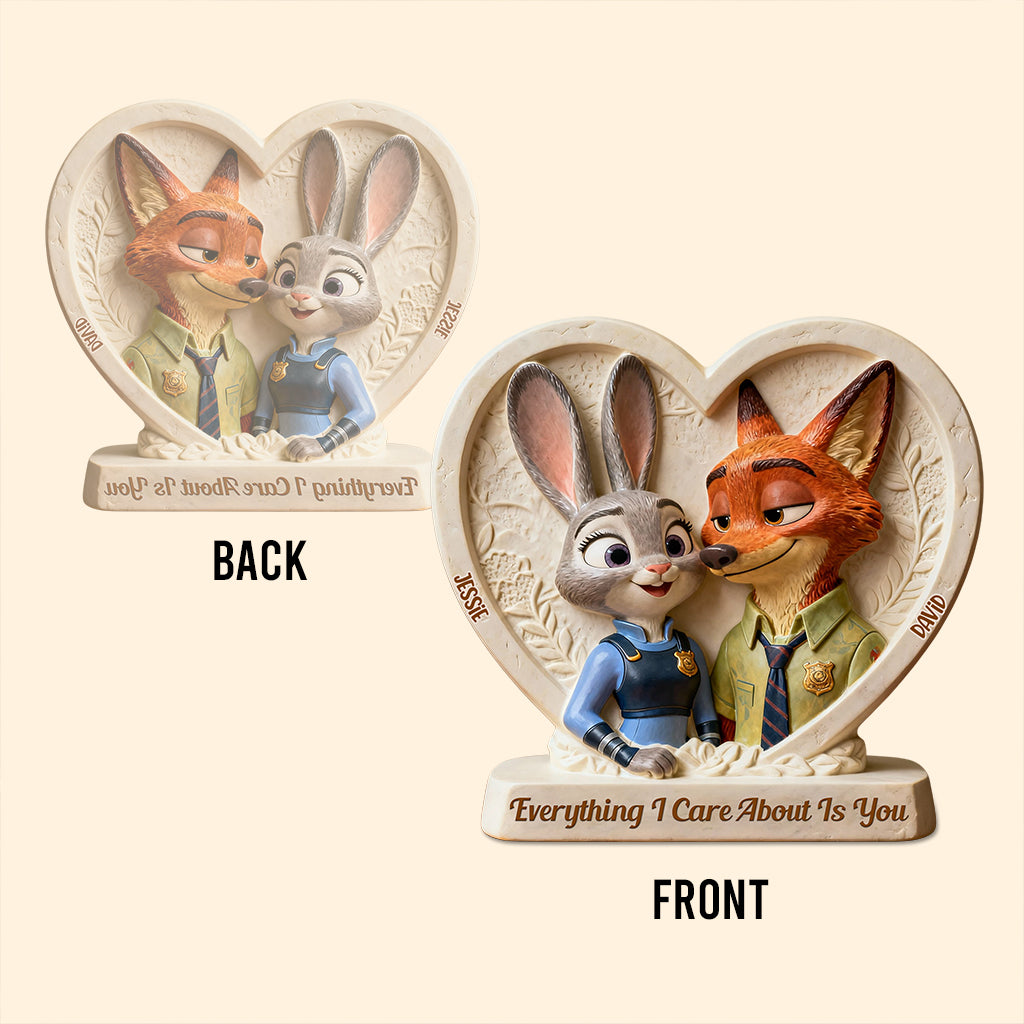Personalized Acrylic Heart Plaque Custom Gift for Couples Custom Shaped Acrylic Plaque GradoCreations