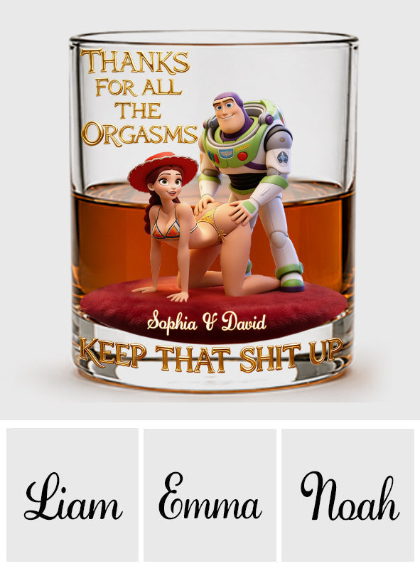 Personalized Whiskey Glass Unique Gift for Couples Custom Name Whiskey Glass GradoCreations
