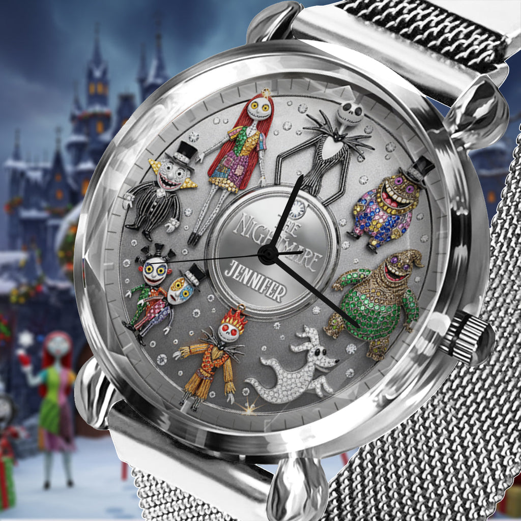 Personalized Nightmare Women Hand Watch Custom Name Gift Women Hand Watch GradoCreations