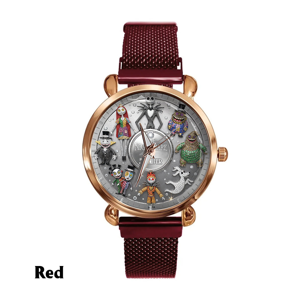 Personalized Nightmare Women Hand Watch Custom Name Gift Women Hand Watch GradoCreations