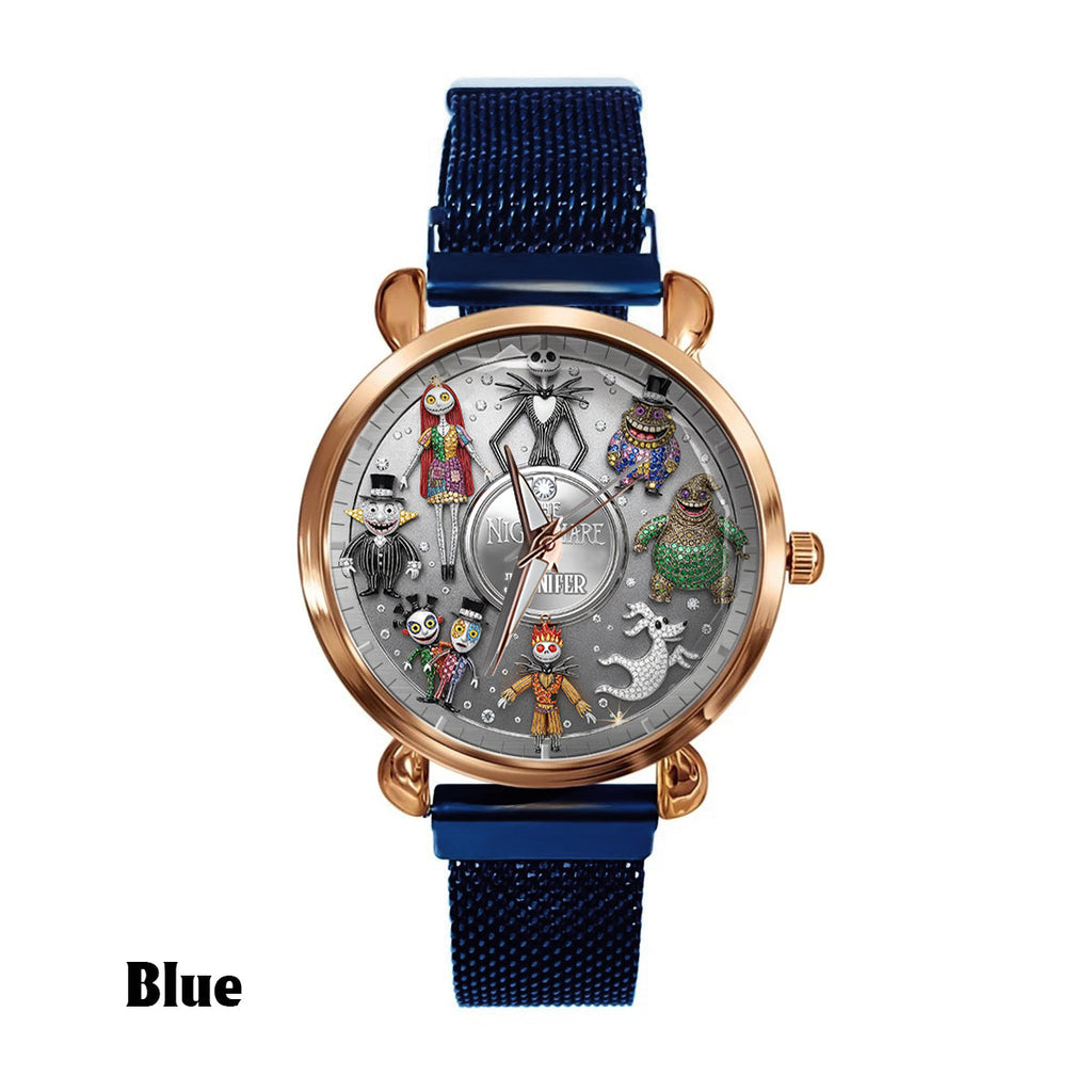 Personalized Nightmare Women Hand Watch Custom Name Gift Women Hand Watch GradoCreations