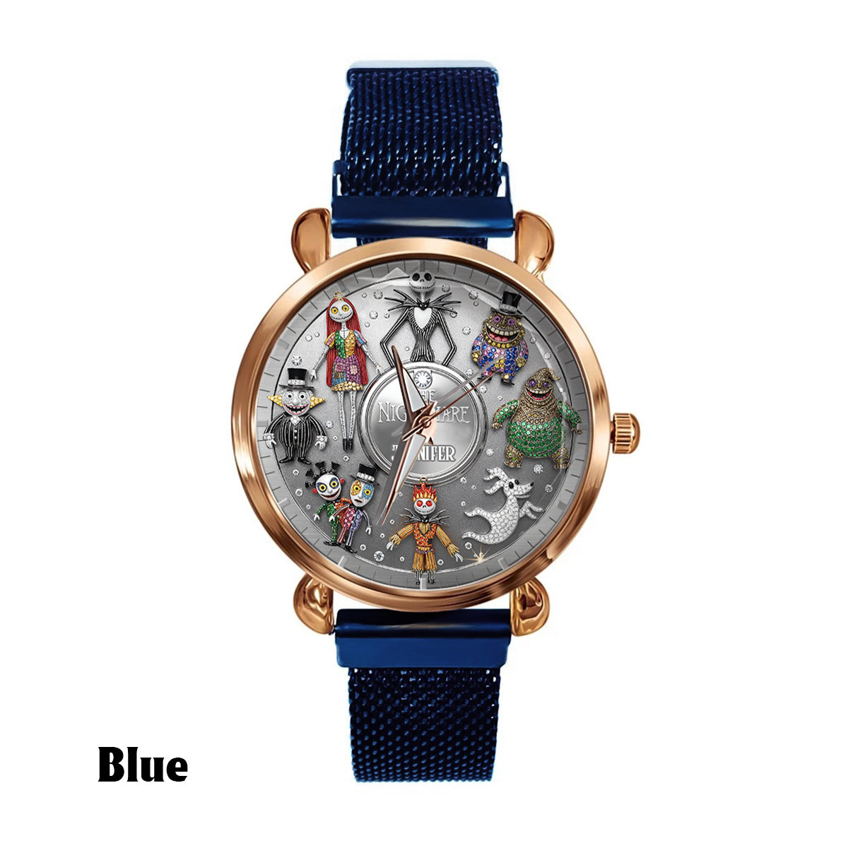 Personalized Nightmare Women Hand Watch Custom Name Gift Women Hand Watch GradoCreations