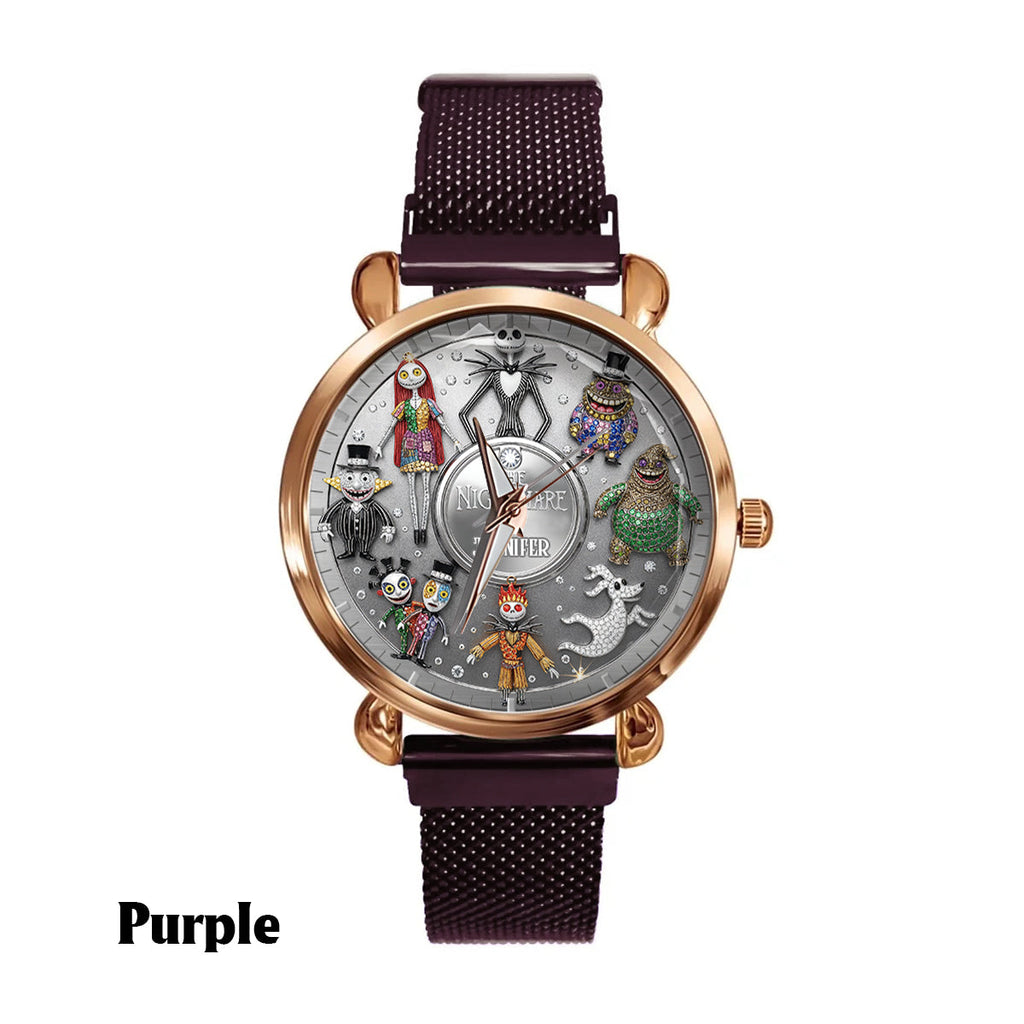 Personalized Nightmare Women Hand Watch Custom Name Gift Women Hand Watch GradoCreations