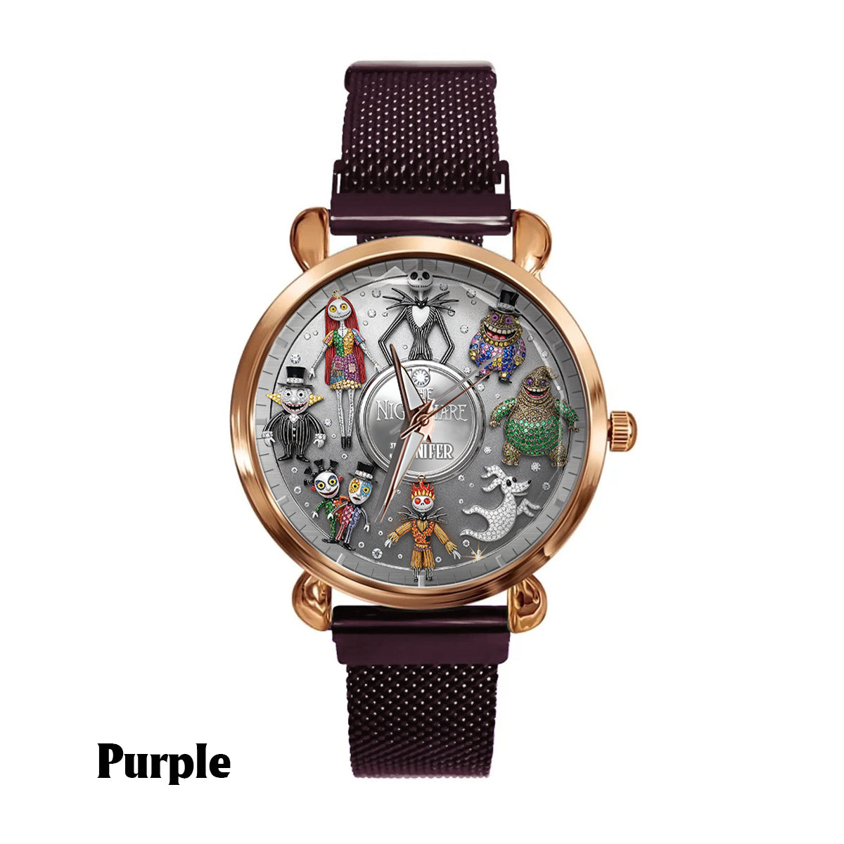 Personalized Nightmare Women Hand Watch Custom Name Gift Women Hand Watch GradoCreations