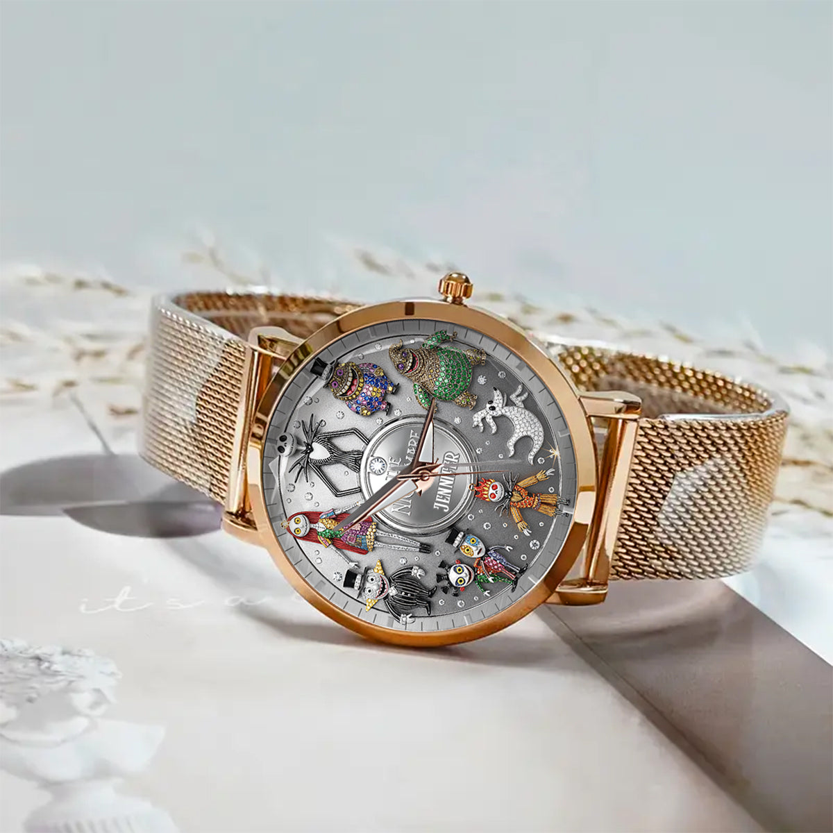 Personalized Nightmare Women Hand Watch Custom Name Gift Women Hand Watch GradoCreations