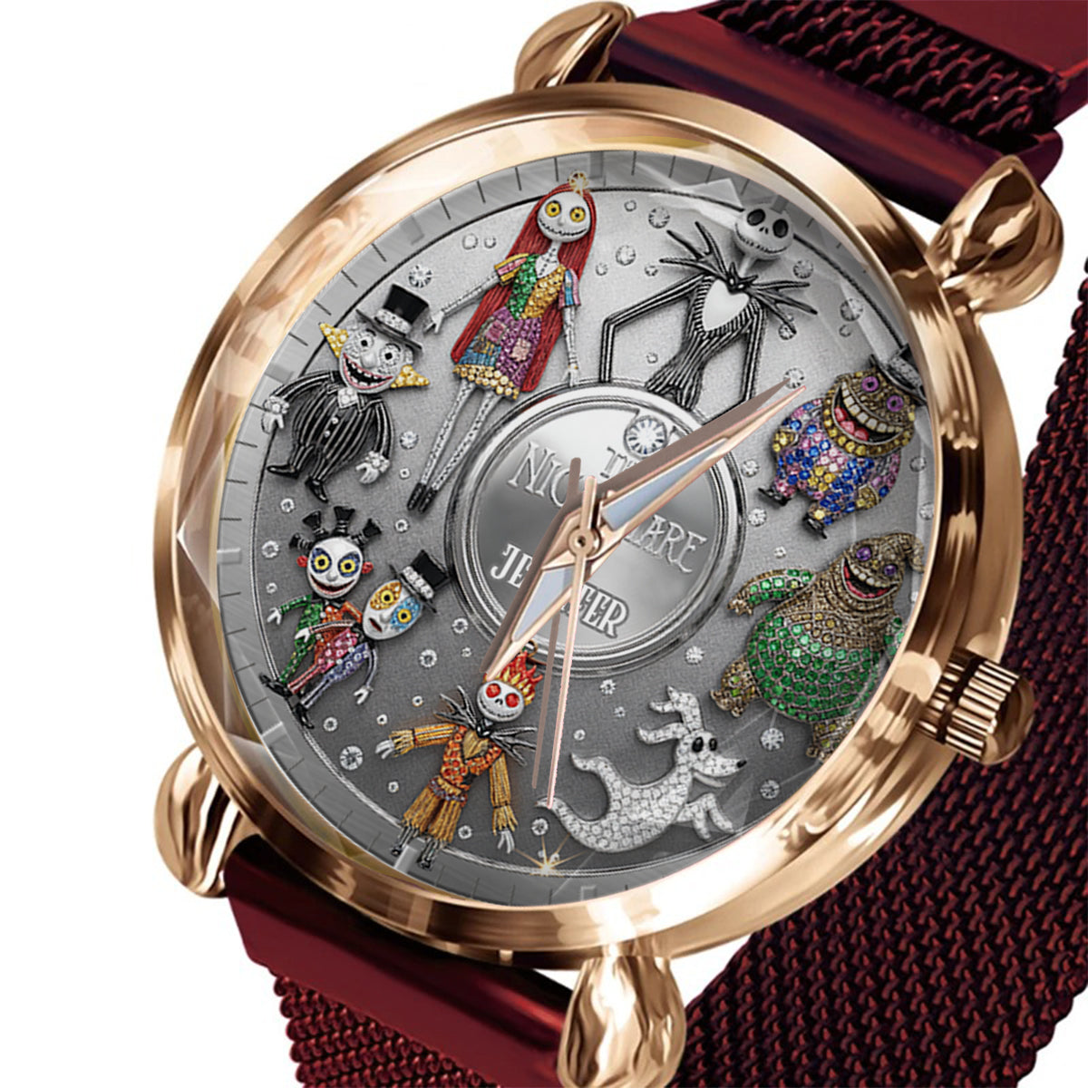 Personalized Nightmare Women Hand Watch Custom Name Gift Women Hand Watch GradoCreations