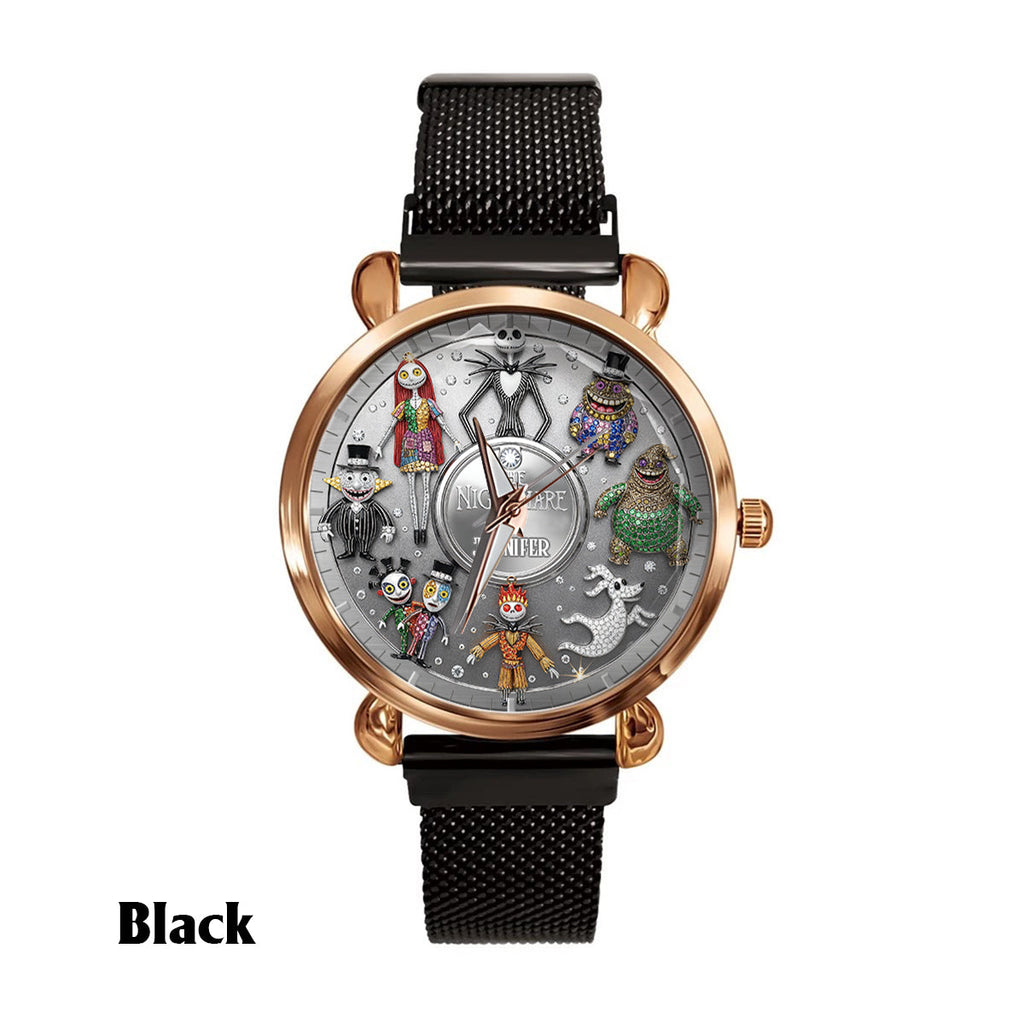 Personalized Nightmare Women Hand Watch Custom Name Gift Women Hand Watch GradoCreations