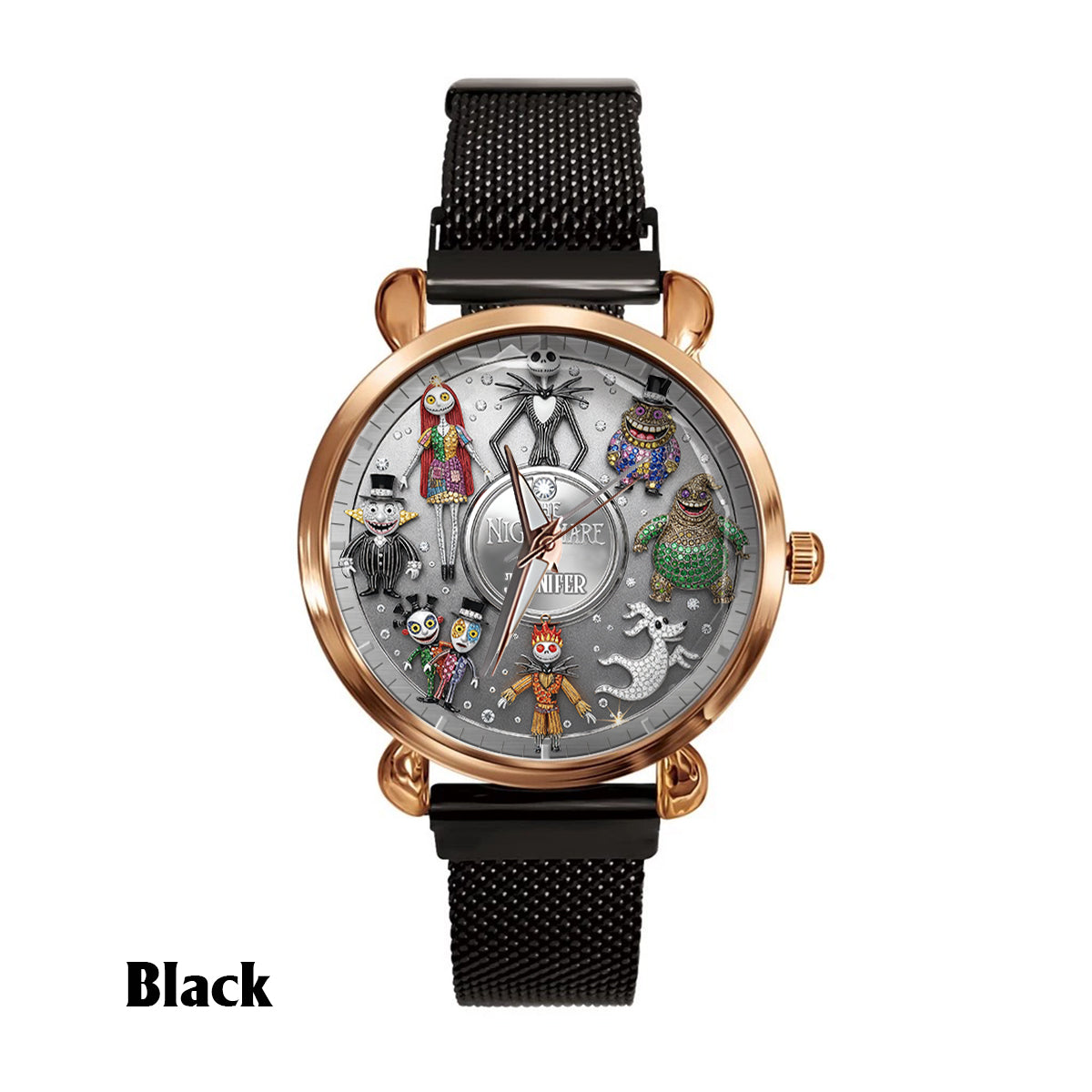 Personalized Nightmare Women Hand Watch Custom Name Gift Women Hand Watch GradoCreations