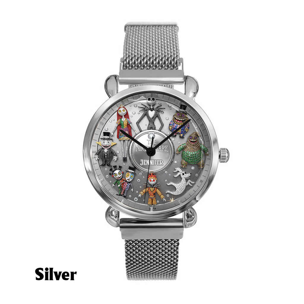 Personalized Nightmare Women Hand Watch Custom Name Gift Women Hand Watch GradoCreations