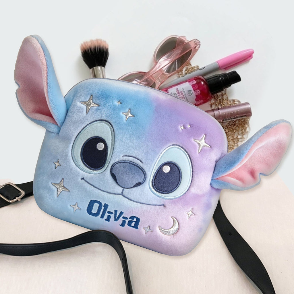 Personalized Alien Plush Crossbody Bag for Kids | Cute Gift Plush Crossbag GradoCreations