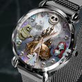 Personalized Halloween Women Hand Watch Unique Ghost Design Women Hand Watch GradoCreations