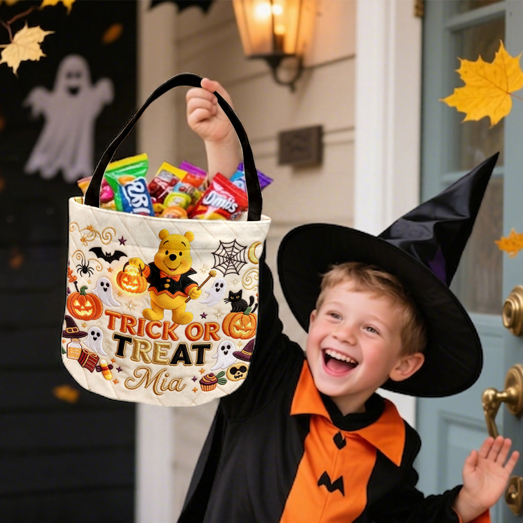 Personalized Halloween Trick or Treat Basket for Kids | Spooky Gift Basket GradoCreations