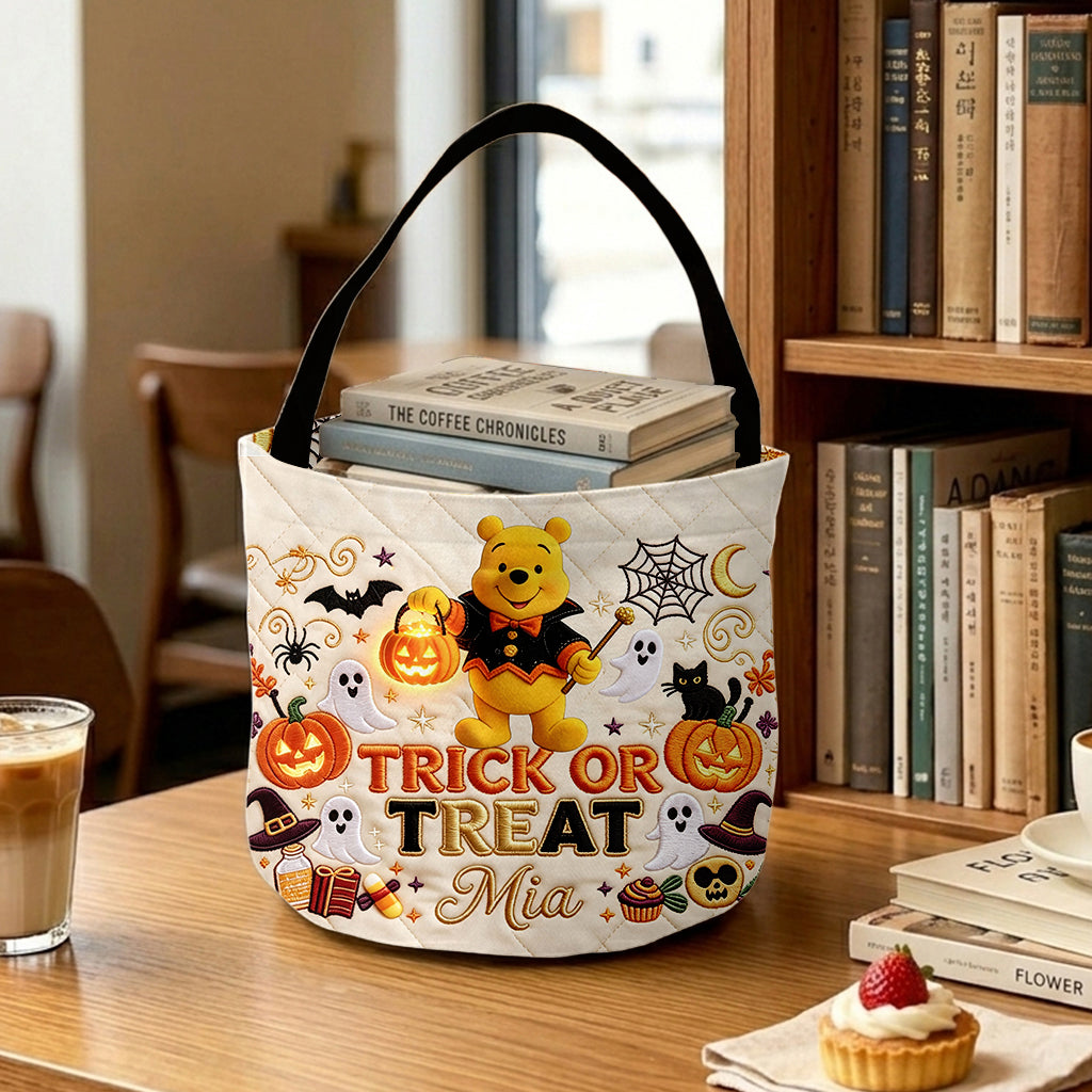 Personalized Halloween Trick or Treat Basket for Kids | Spooky Gift Basket GradoCreations