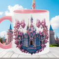 Personalized Magical Castle Accent Mug Custom Name Gift Accent Mug GradoCreations