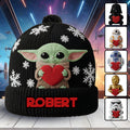 Personalized Galaxy Beanie Hat with Cute Character Design for Kids & Adults Beanie Hat GradoCreations