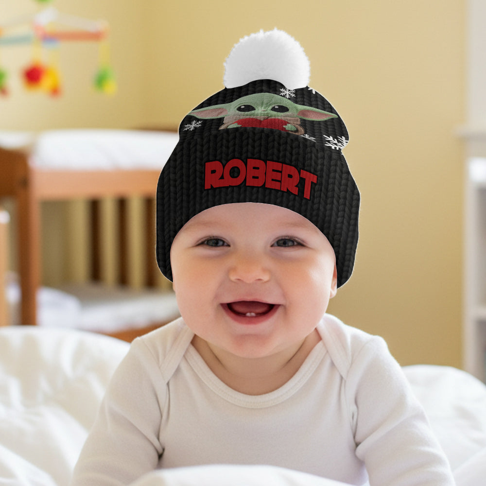 Personalized Galaxy Beanie Hat with Cute Character Design for Kids & Adults Beanie Hat GradoCreations