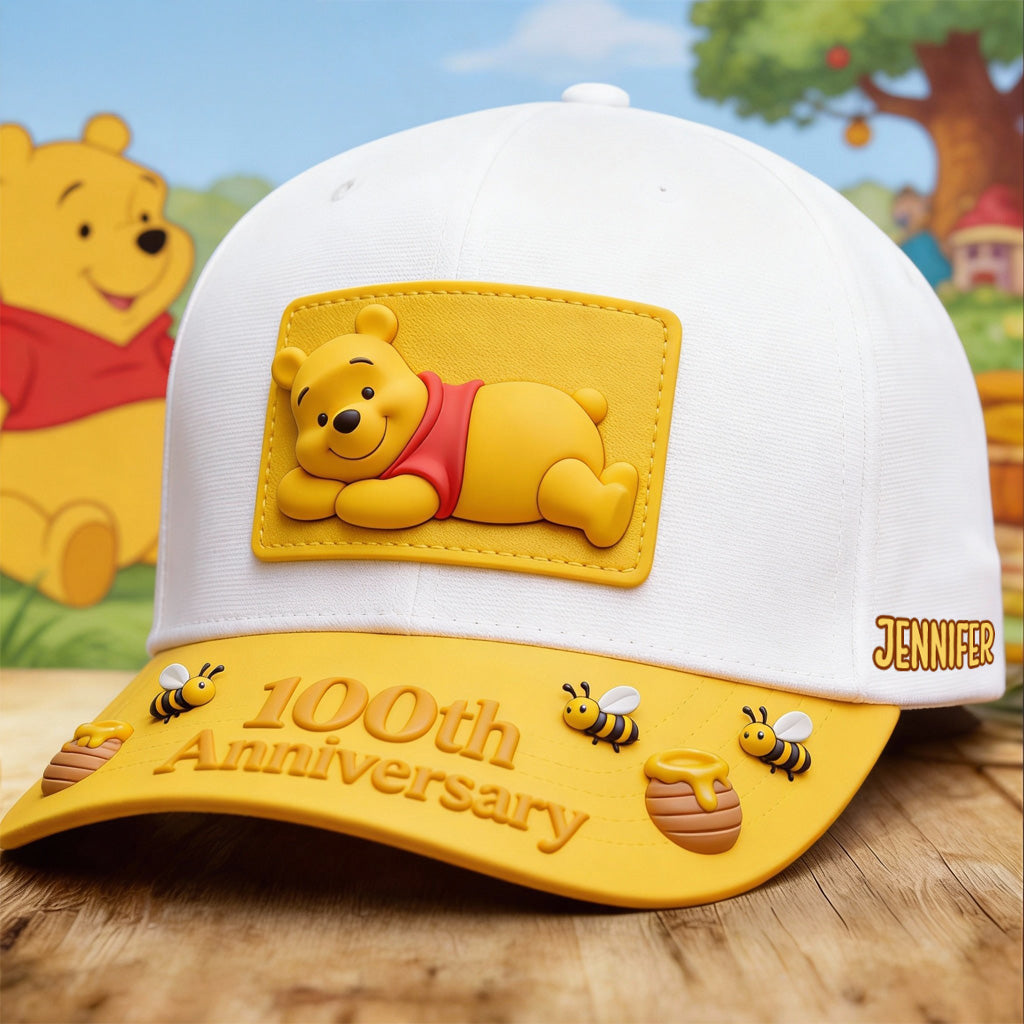 Personalized Winnie the Pooh Classic Cap for Kids - 100th Anniversary Gift Classic Cap GradoCreations