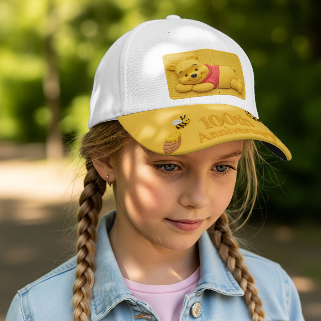 Personalized Winnie the Pooh Classic Cap for Kids - 100th Anniversary Gift Classic Cap GradoCreations