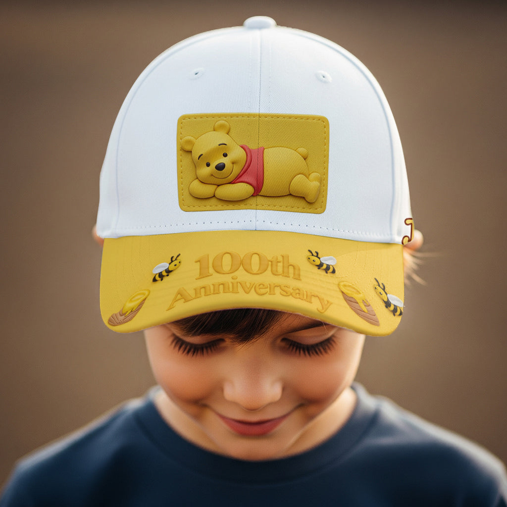 Personalized Winnie the Pooh Classic Cap for Kids - 100th Anniversary Gift Classic Cap GradoCreations