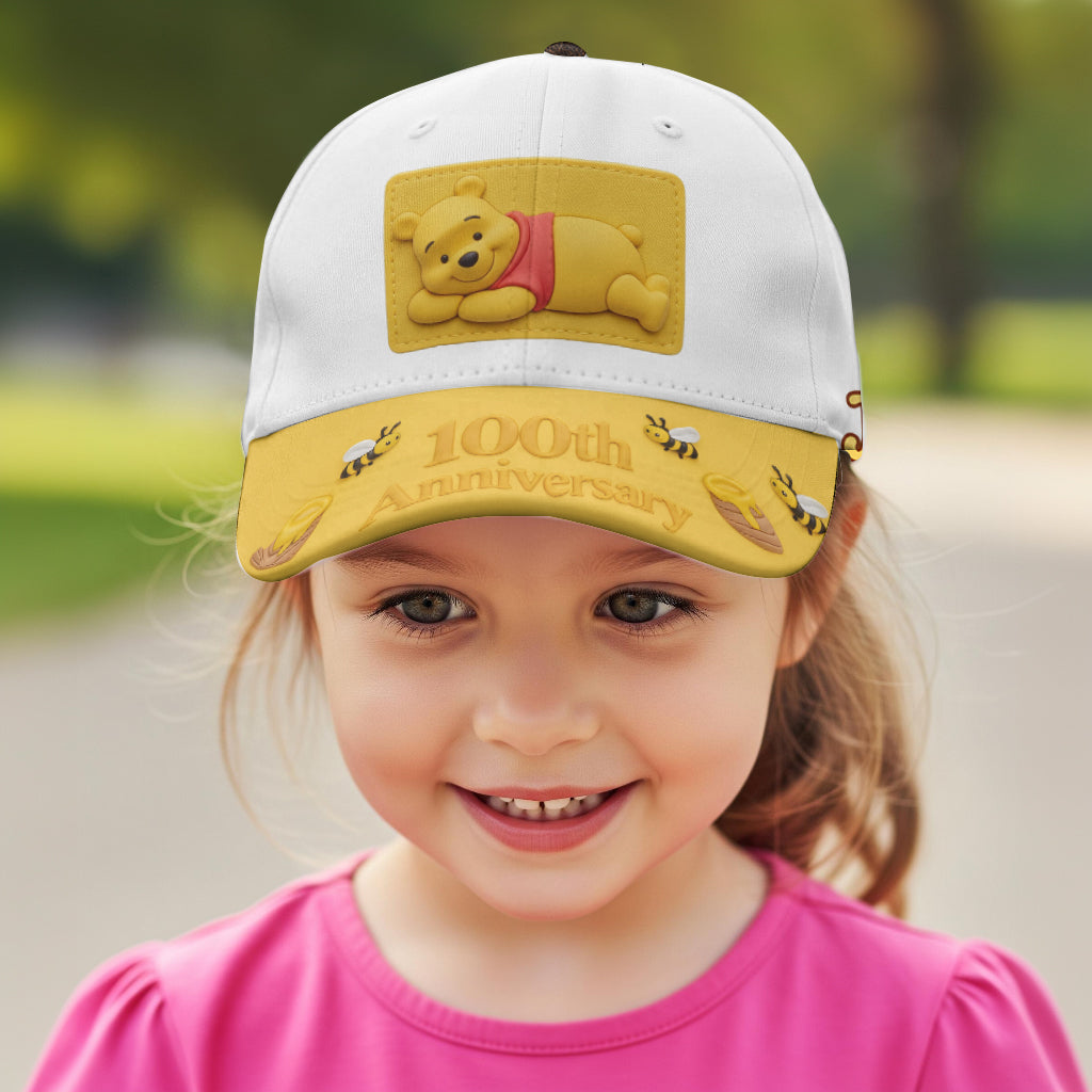 Personalized Winnie the Pooh Classic Cap for Kids - 100th Anniversary Gift Classic Cap GradoCreations