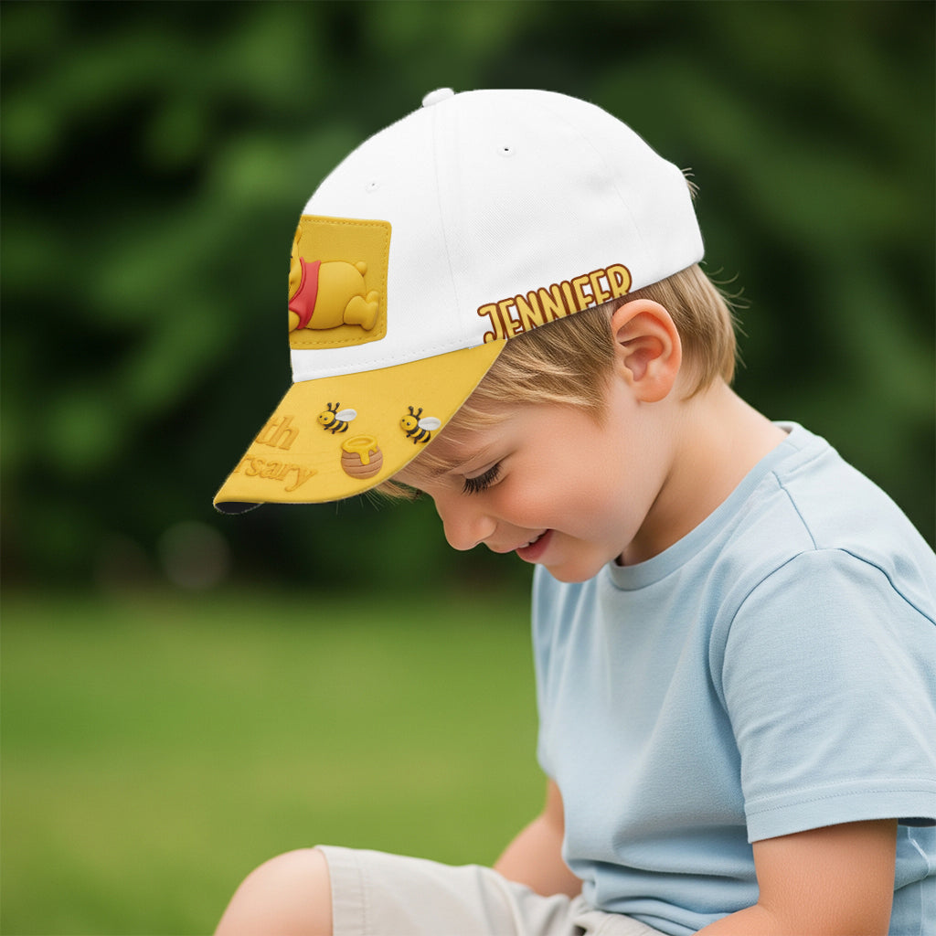 Personalized Winnie the Pooh Classic Cap for Kids - 100th Anniversary Gift Classic Cap GradoCreations