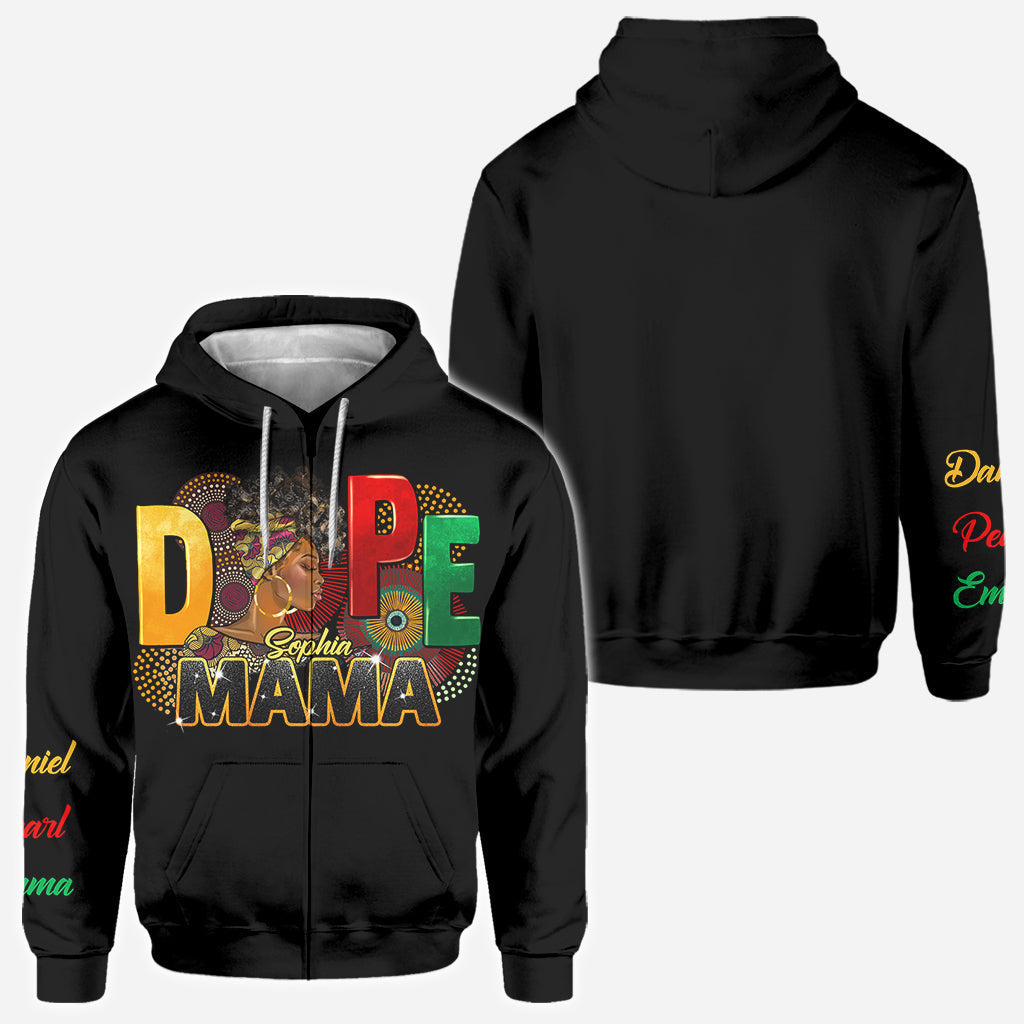 Personalized African American All Over Shirt for Mom | Custom Gift All Over Shirt GradoCreations