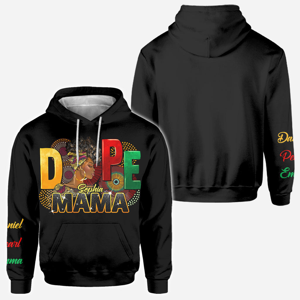 Personalized African American All Over Shirt for Mom | Custom Gift All Over Shirt GradoCreations