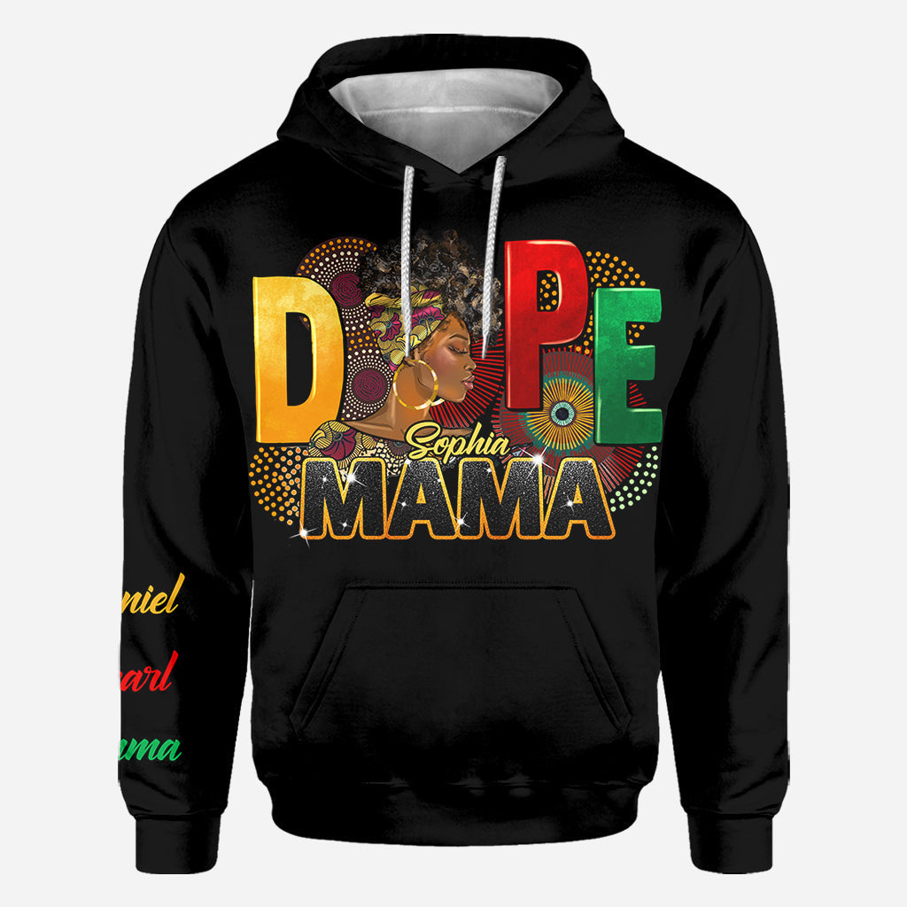 Personalized African American All Over Shirt for Mom | Custom Gift All Over Shirt GradoCreations