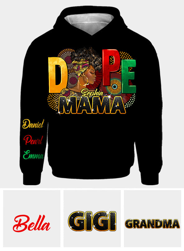 Personalized African American All Over Shirt for Mom | Custom Gift All Over Shirt GradoCreations
