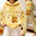 Personalized Yellow Bear Hoodie & Leggings Gift for Kids Hoodie & Leggings GradoCreations
