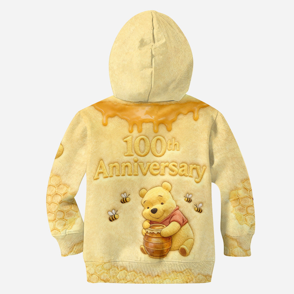 Personalized Yellow Bear Hoodie & Leggings Gift for Kids Hoodie & Leggings GradoCreations