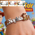 Personalized Cartoon Character Cuff Bracelet for Kids | Unique Gift Shaped Cuff Bracelet GradoCreations