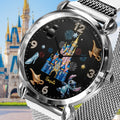 Personalized Disney Castle Women's Hand Watch with Custom Name Women Hand Watch GradoCreations