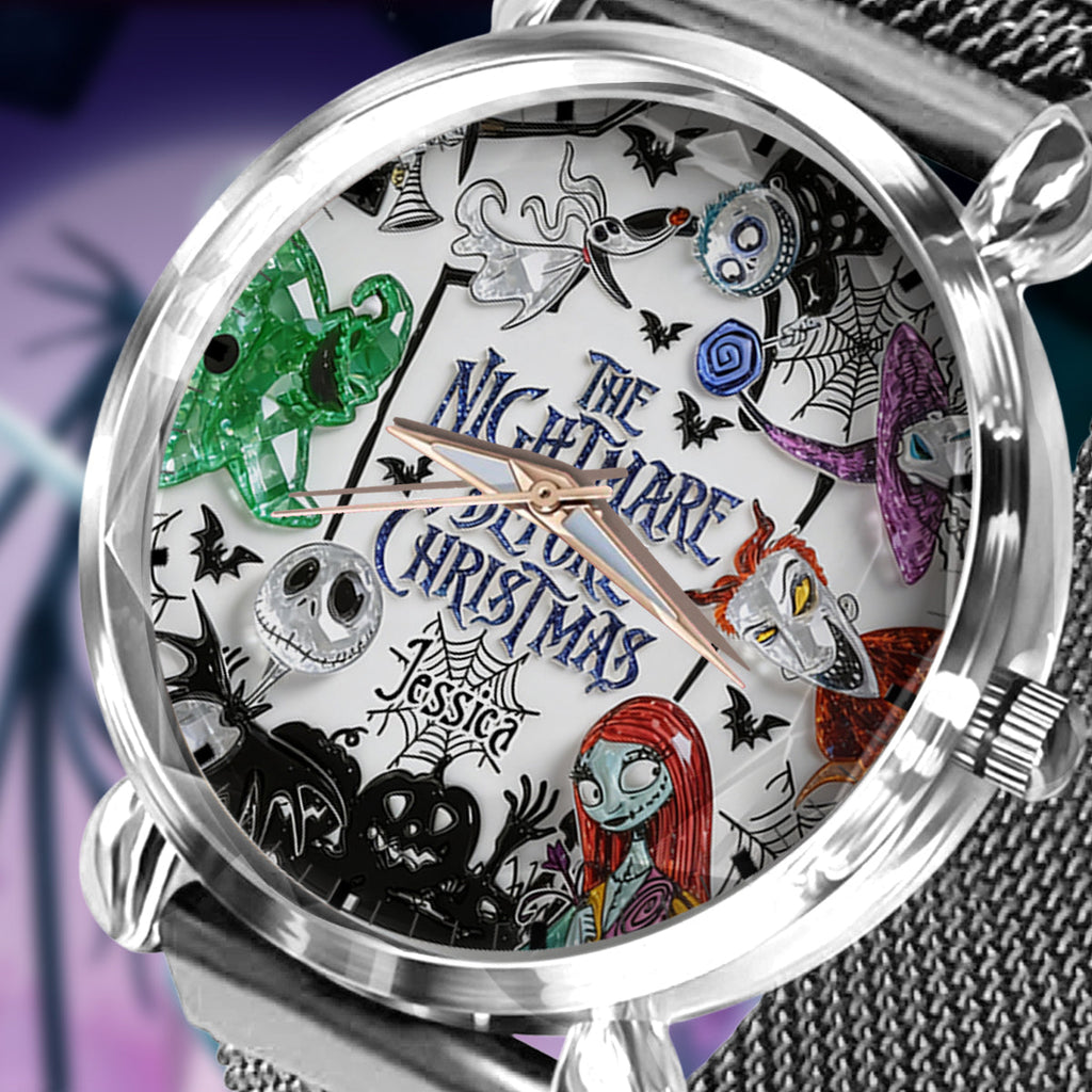 Personalized Nightmare Before Christmas Women's Watch Custom Design Gift Women Hand Watch GradoCreations