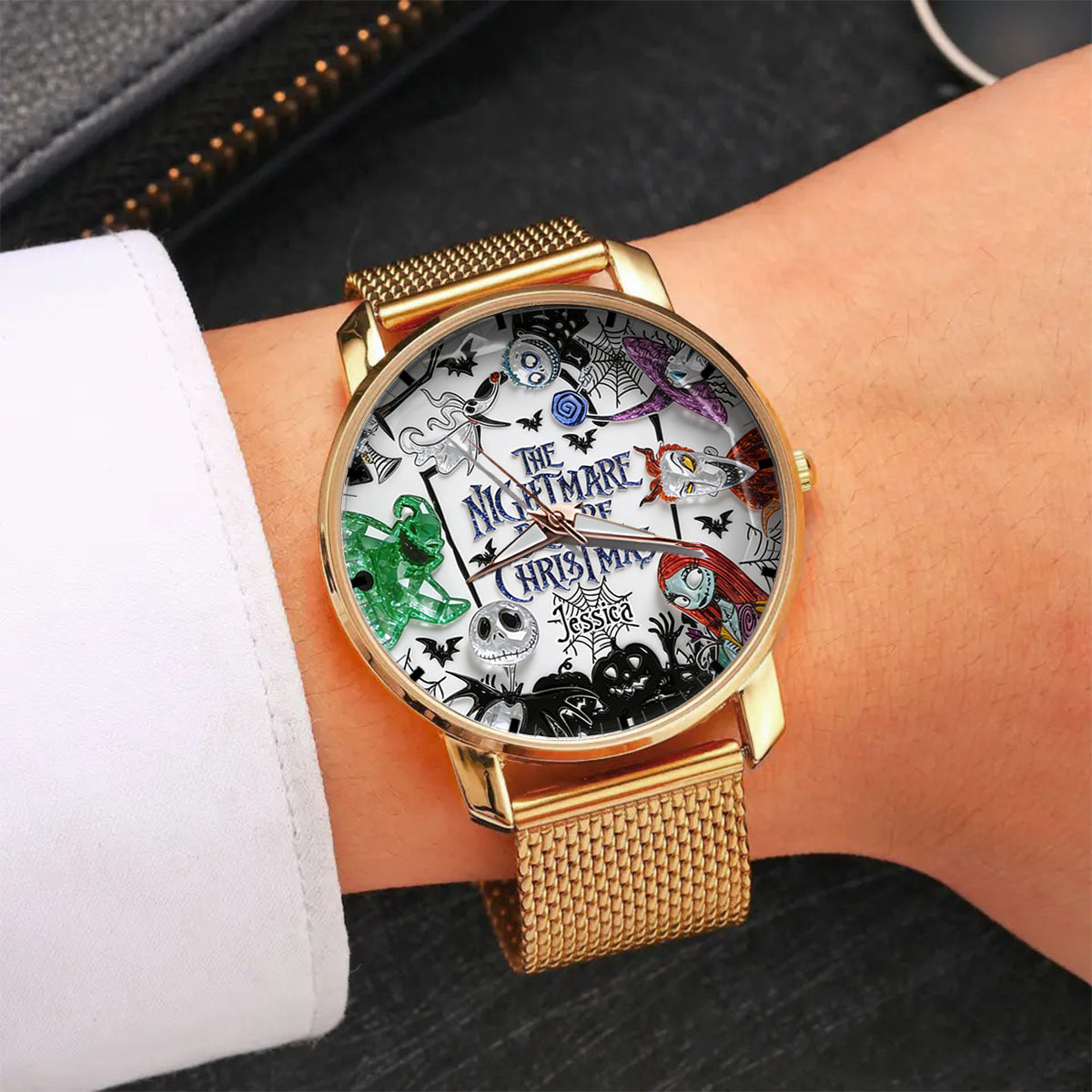 Personalized Nightmare Before Christmas Women's Watch Custom Design Gift Women Hand Watch GradoCreations