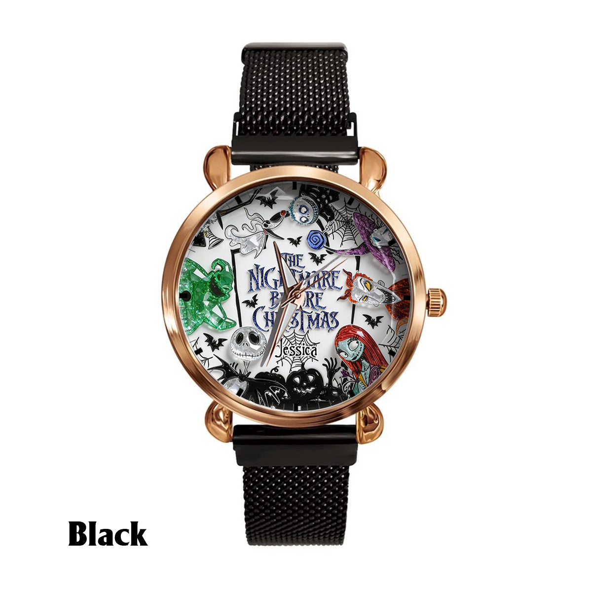 Personalized Nightmare Before Christmas Women's Watch Custom Design Gift Women Hand Watch GradoCreations