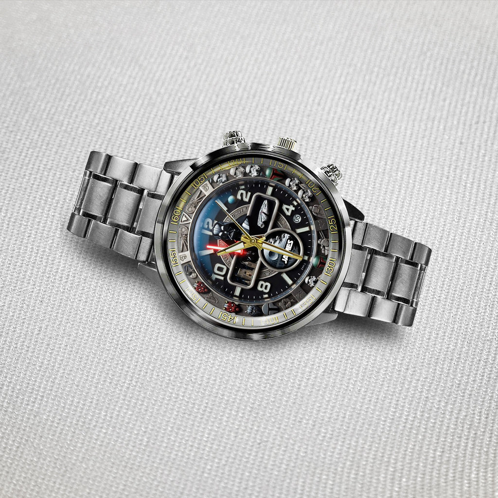 Personalized Star Wars Hand Watch with Unique Design for Men Hand Watch GradoCreations