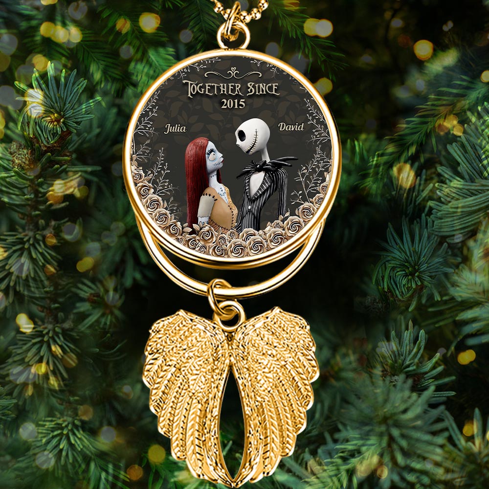 Personalized Angel Wings Ornament Custom Photo Gift for Christmas Wings Ornament GradoCreations
