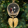 Personalized Angel Wings Ornament Custom Photo Gift for Christmas Wings Ornament GradoCreations