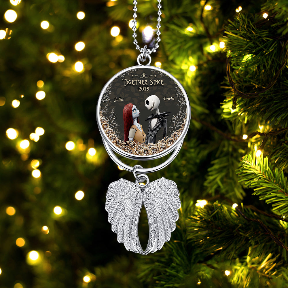 Personalized Angel Wings Ornament Custom Photo Gift for Christmas Wings Ornament GradoCreations